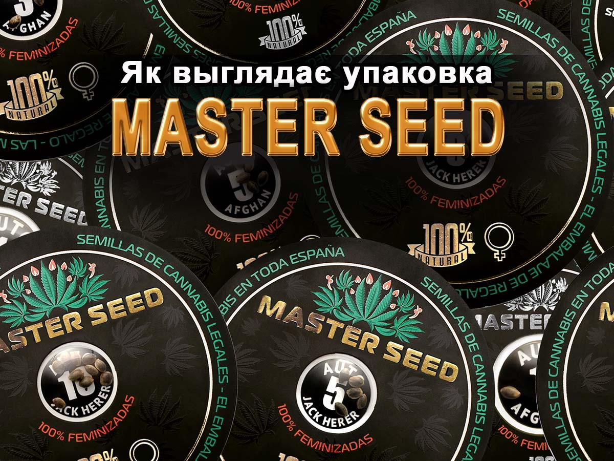 Оригінальна упаковка сортового насіння MASTER SEED