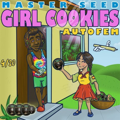 Насіння коноплі Master-Seed Auto Girl Cookies Feminised