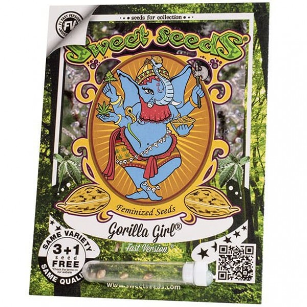 Насіння марихуани Gorilla Girl F1 Fast Version fem. Sweet Seeds