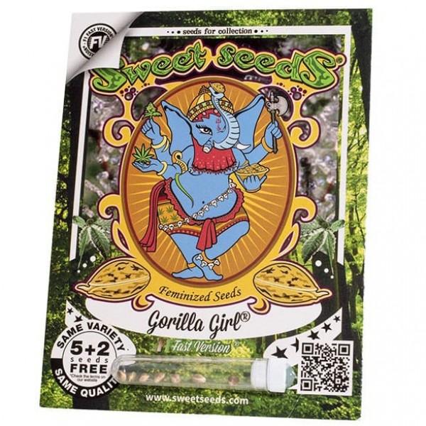 Насіння марихуани Gorilla Girl F1 Fast Version fem. Sweet Seeds